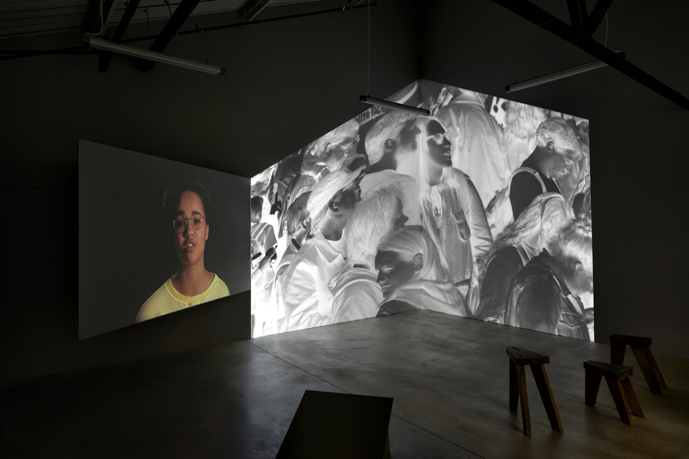 2018 modem Projects / Doug Hall: Song of Ourselves (After Walt Whitman) / Photo Credit: John Janca